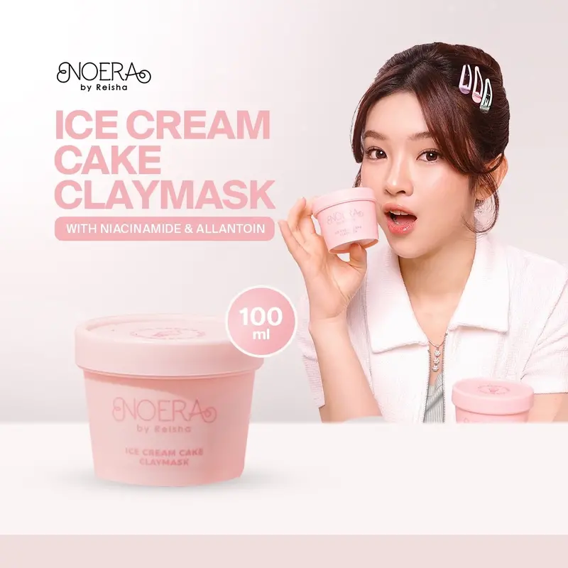 Noera Ice Cream Cake Clay Mask with Niacinamide