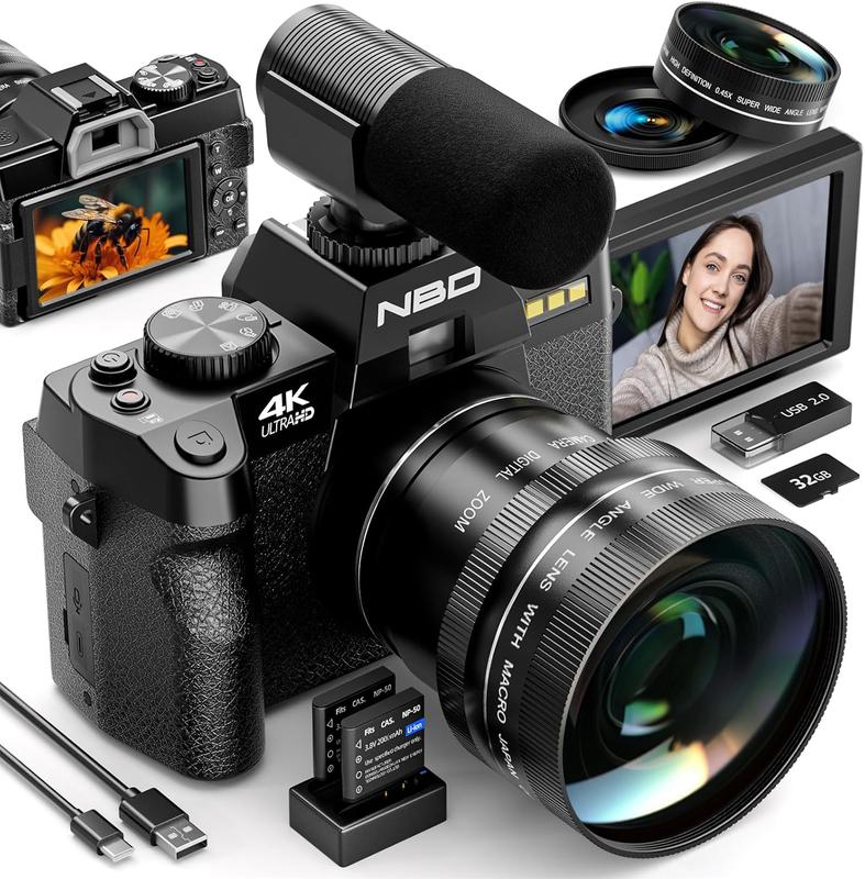 NBD S100 Digital Cameras For Photography, 48MP 4K Vlogging Camera With - View #3