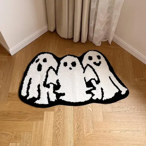 Ghost Pattern Carpet, 1 Count Cute Creative Soft C TikTok爆款商品分析 - GMV ...