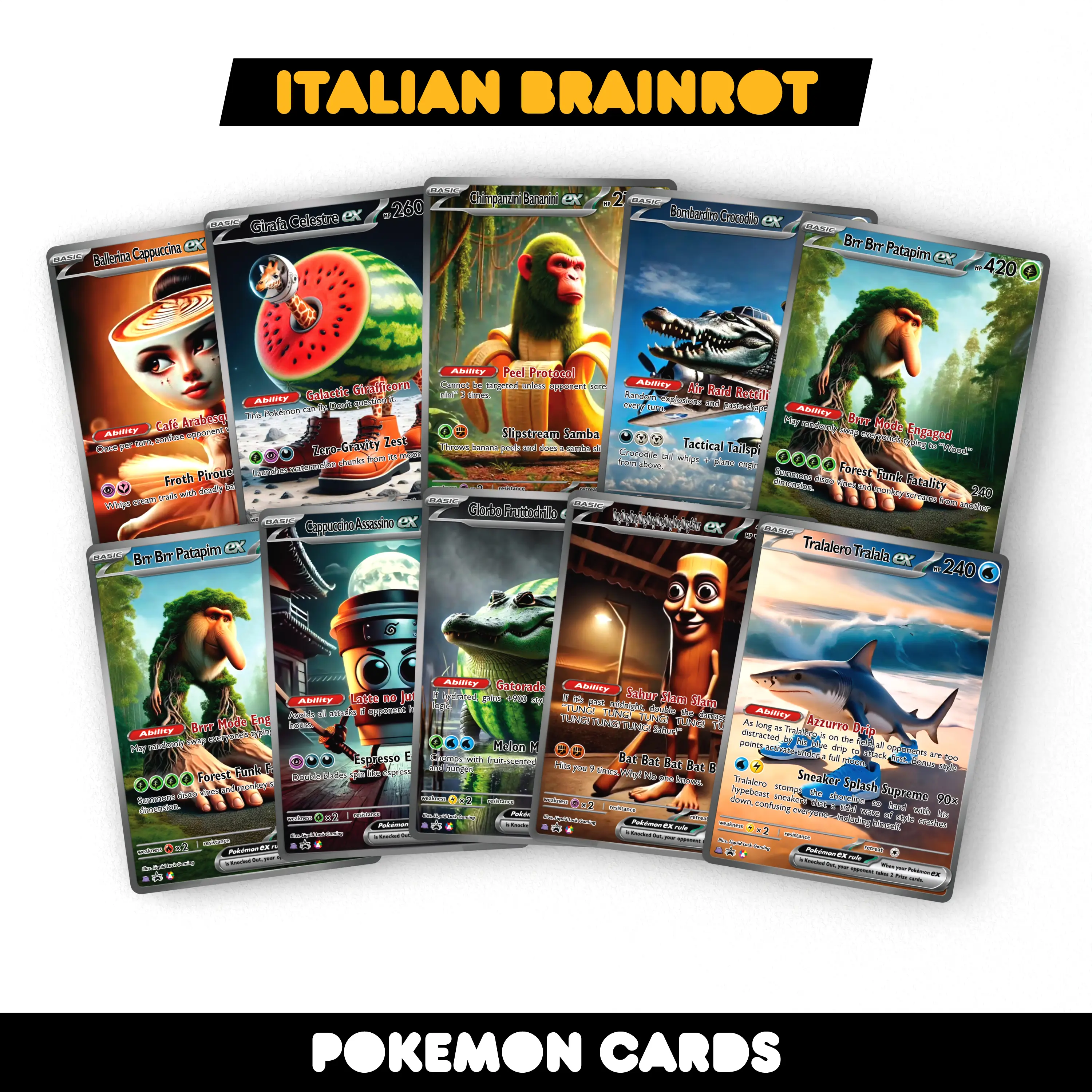 italian brainrot pokemon cards Italian Brainrot Pokemon Cards #brainrot #italianbrainrot ##italianbrainrotpokemoncards #RoyalMarsBrothers