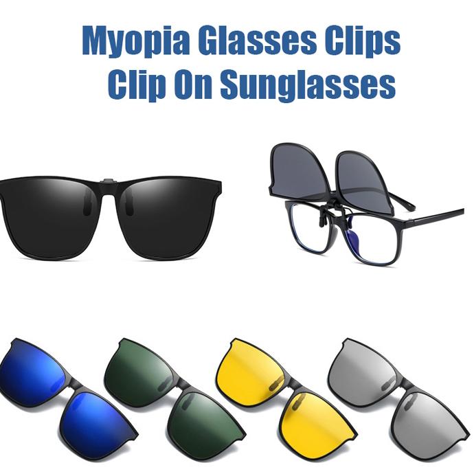 Clip-On Sunglasses Clipped On Myopia Glasses Fashi TikTok爆款商品分析 - GMV ...
