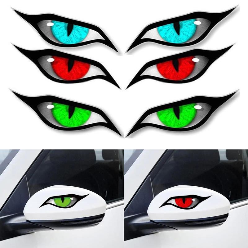 查看[3D Simulation Cat Eye Stickers - Personalized Car & Motorcycle ...