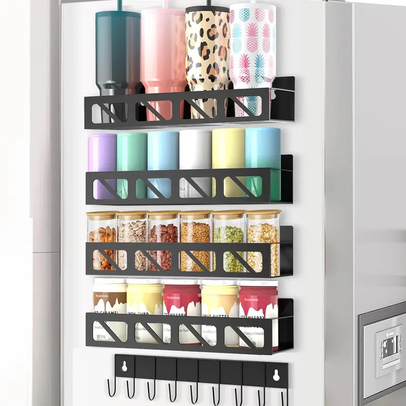 5 Pack Magnetic Spice Rack Organizer for Fridge Se TikTok爆款商品分析 - GMV ...