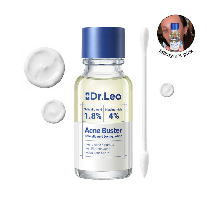 Dr.Leo Drying Lotion | Pimple Treatment & Body Acne Treatment | Visibly Shrinks Pimples in 24 Hours & Helps Fade Acne Marks in 7 Days | With 1.8% Encapsulated Salicylic Acid, 4% Niacinamide & 10% Sulfur (20ml) #sohochic