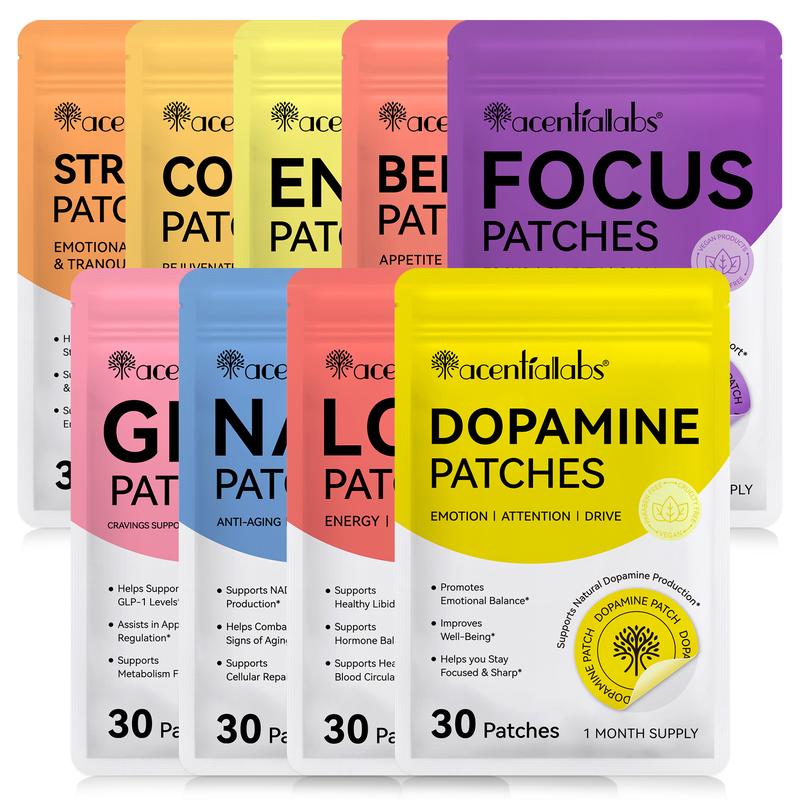 查看[Acentiallabs Unique Patches, 7 Types To Choose From, 1 Pack Of 30 ...