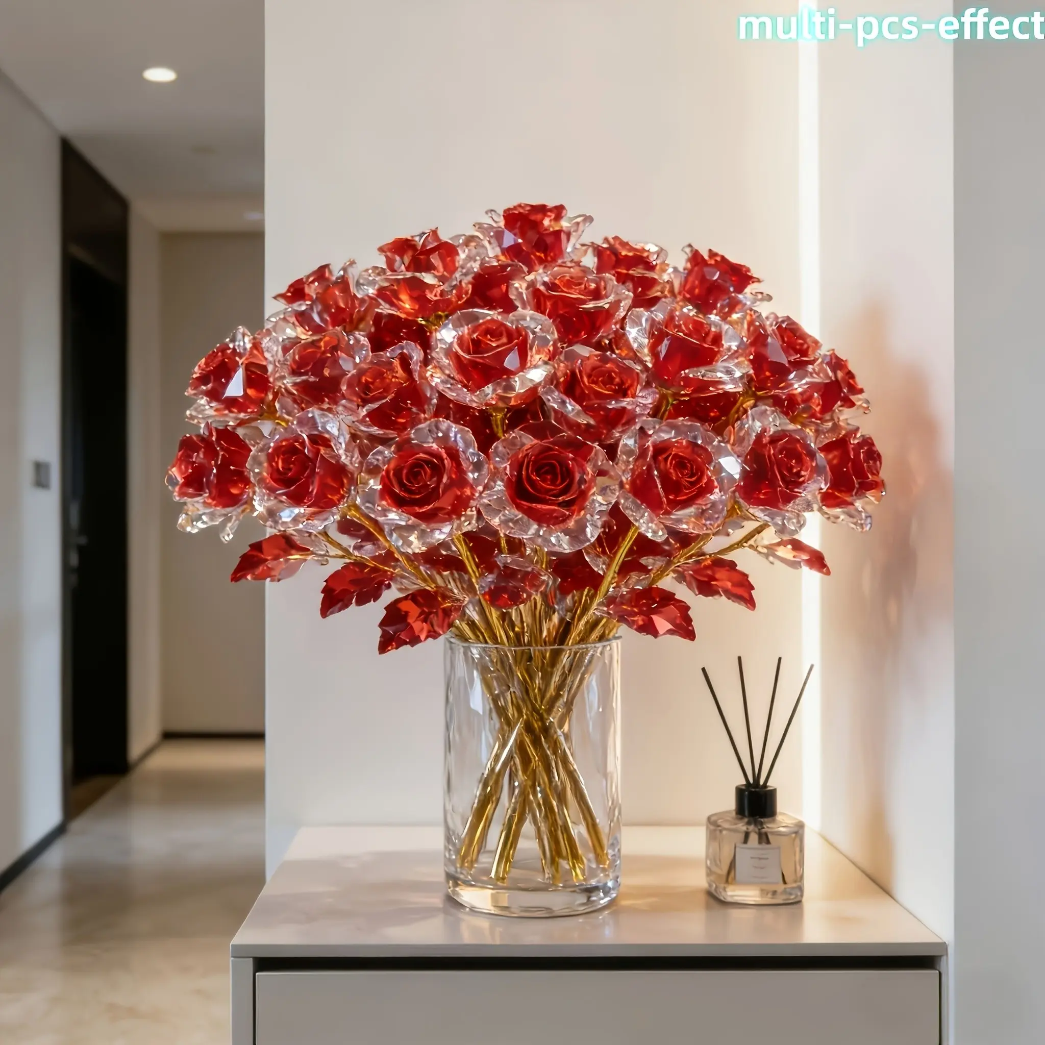 Expensive Fake Roses 10pcs Artificial Rose Flowers, No Maintenance High TikTok爆款商品分析 - GMV ...