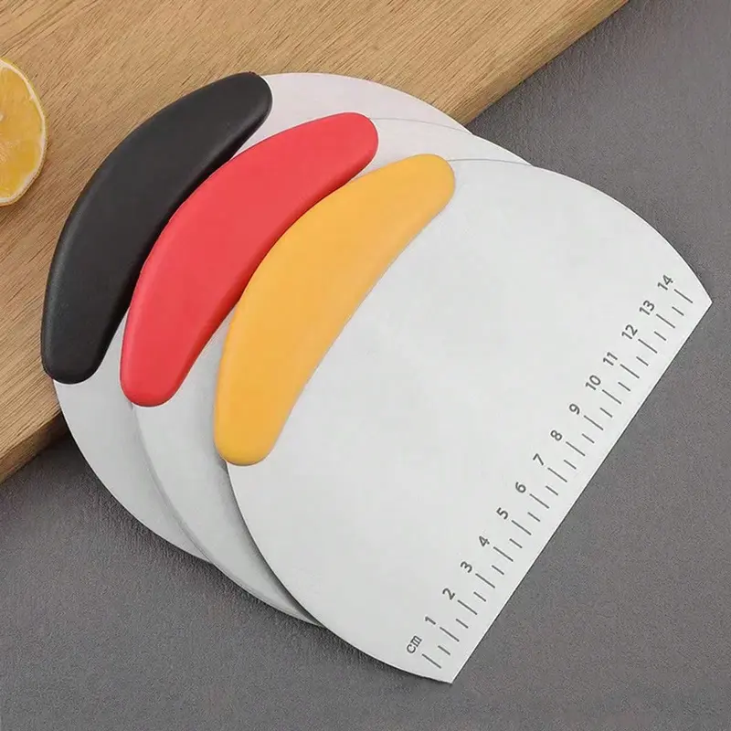 查看[Stainless Steel Dough Cutter with Measuring Ruler, Essential Safety ...