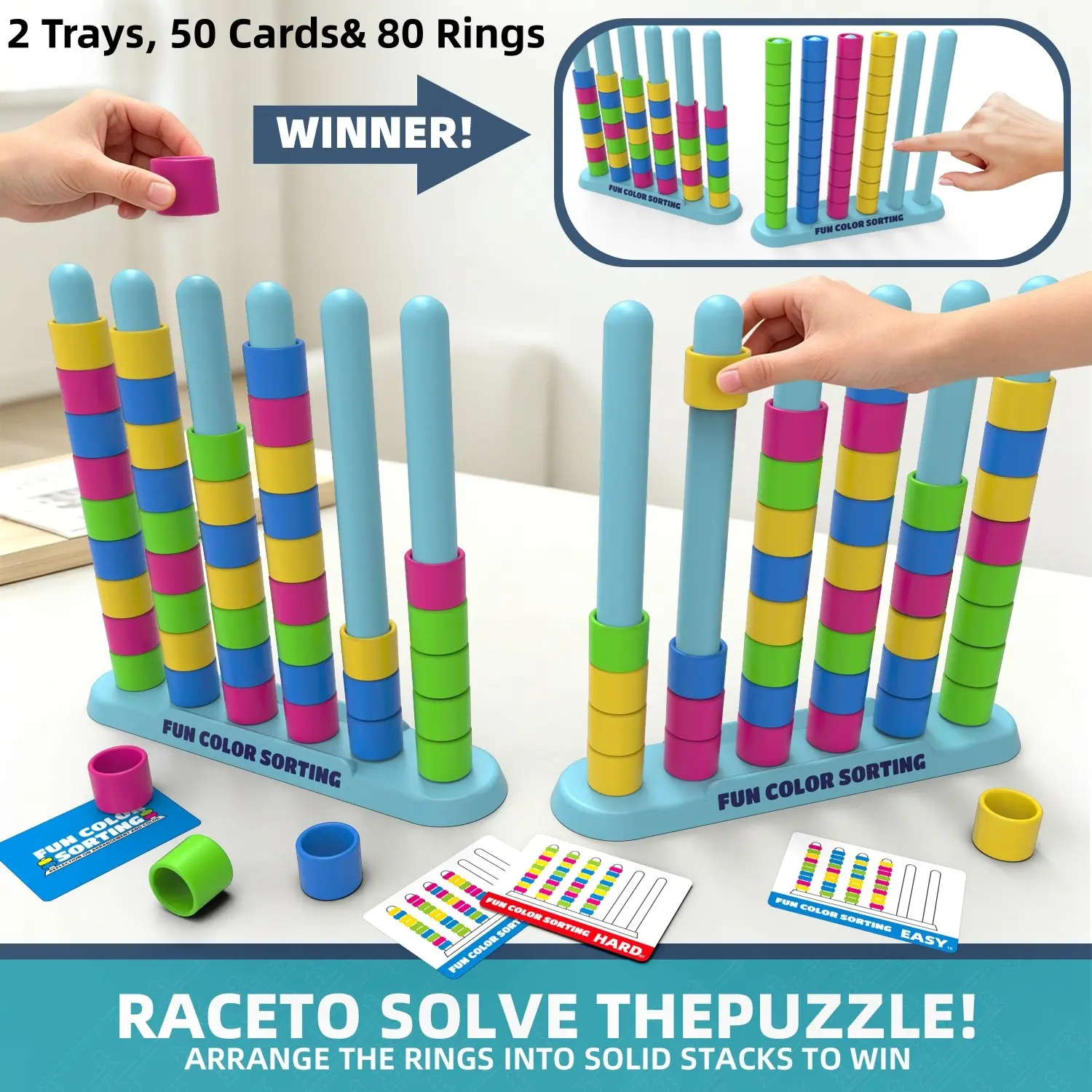 Color Stack Challenge Game, Fast-Paced STEM Color TikTok爆款商品分析 - GMV/销量 ...