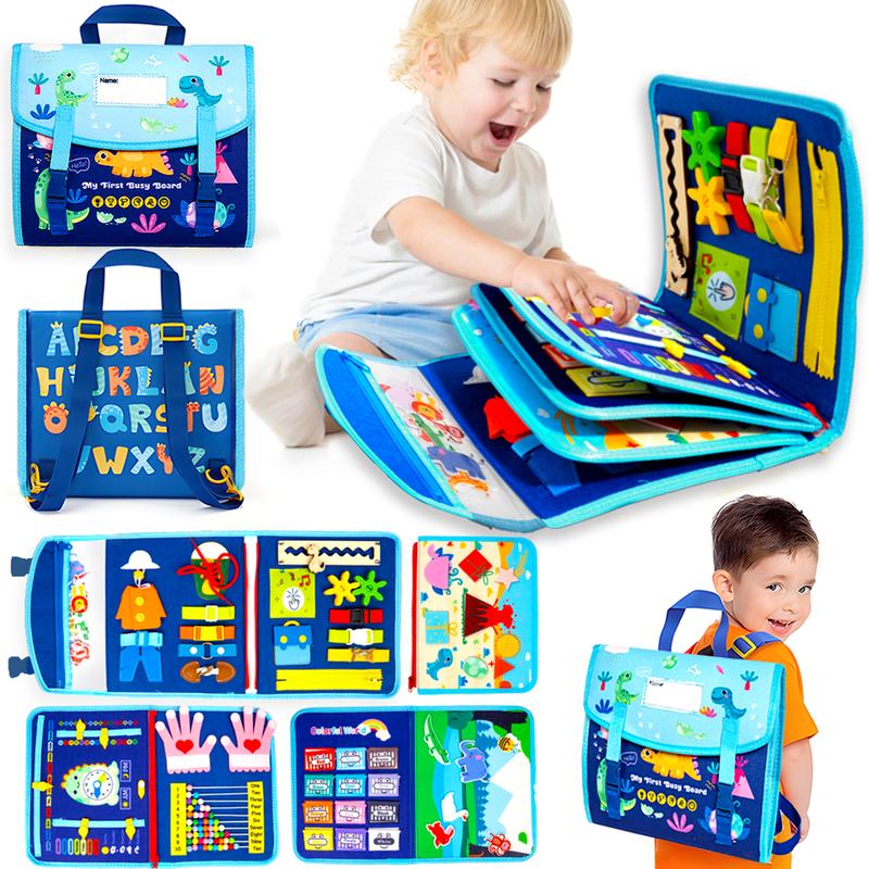 查看[Busy Board for 1 2 3 4 Year Old Toddlers, Busy Book for Toddlers 1-3 ...