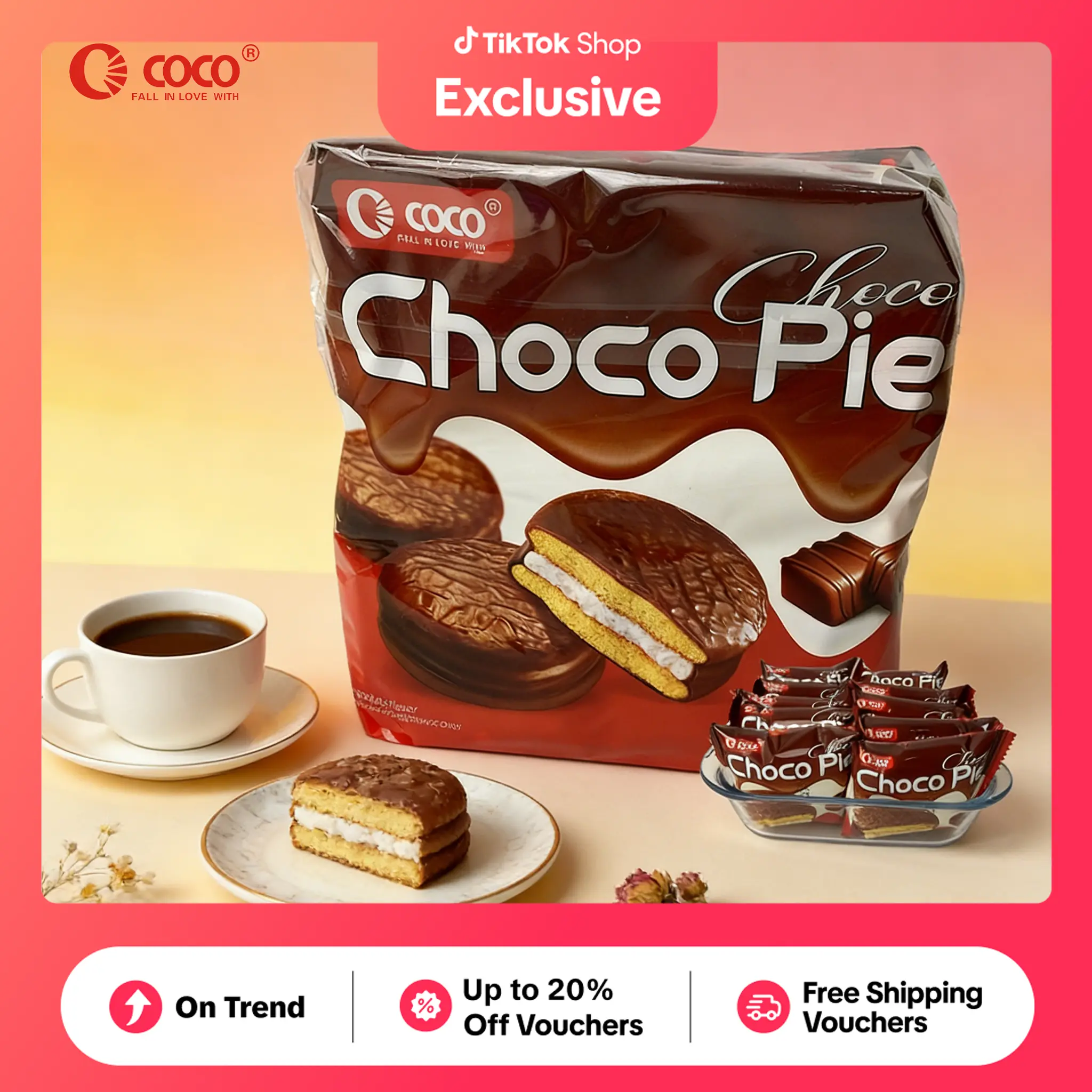 [TikTok Shop Exclusive] COCO Choco Choco Pie choco TikTok爆款商品分析 - GMV ...