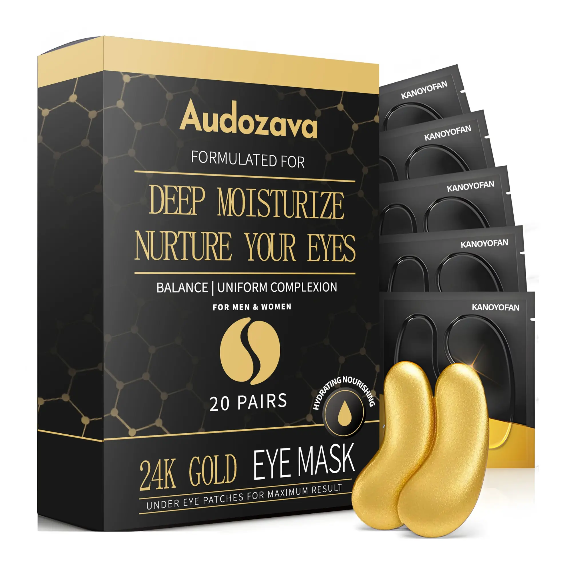 20 Pairs Gold Eye Mask Hydrating Moisturizing Unde TikTok爆款商品分析 - GMV ...