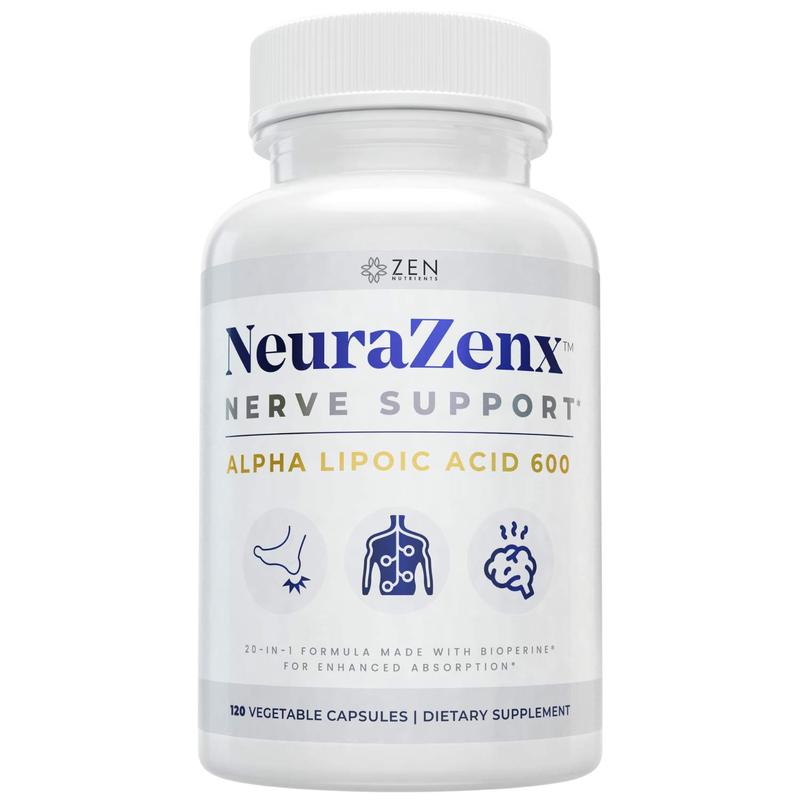 Neurazenx® Nerve Support & Peripheral Neuropathy Support Supplement