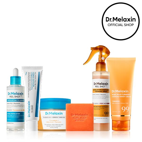 [Dr.Melaxin Official] Ultimate Body & Face Dark Spot Eraser Set | Dark Spot Corrector for Face & Body, Hyperpigmentation, Melasma, Acne Marks & Uneven Skin Tone | Brightening Skincare Bundle