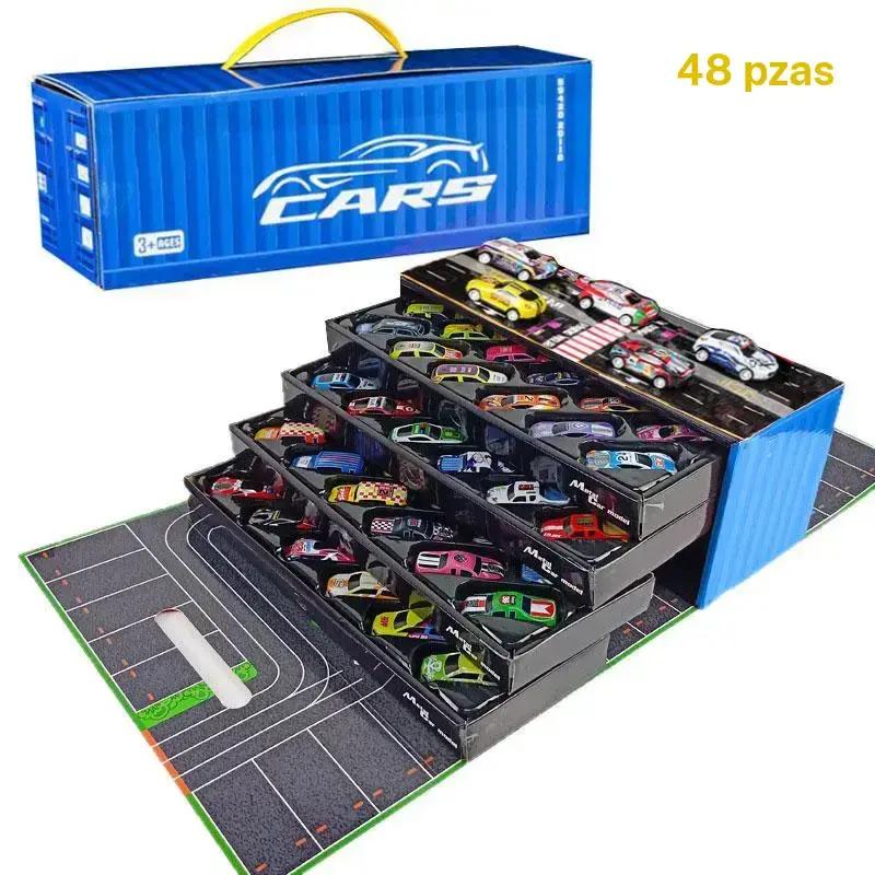 查看[48-Piece Realistic Race Car Set,Collector's Edition Gift Box(12.1*4* ...