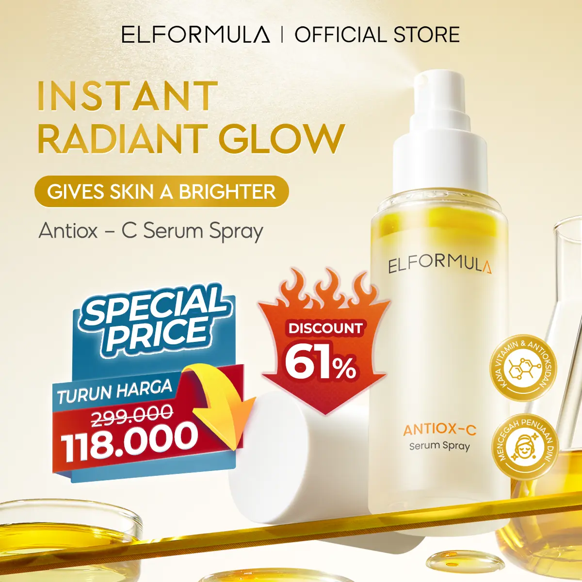 Elformula Antiox-C Serum Spray