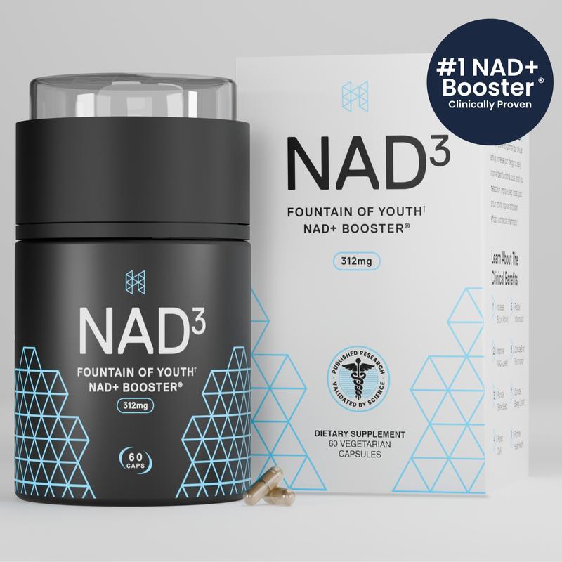 HPN NAD3 - NAD+ Booster - Longevity & Cellular Health - 60 Capsules | 1 Month Supply - Independent 3rd Party Testing