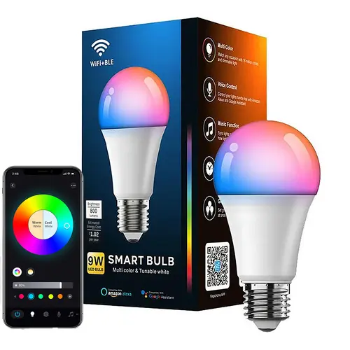 Smart LED Bulb, A19 E26 9W 800LM Color Changing & TikTok爆款商品分析 - GMV/销量 ...