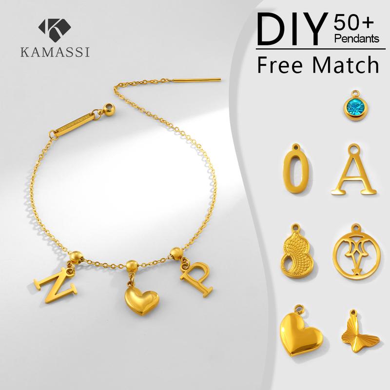 Kamassi KAMASSI DIY Style Stainless Steel Bracelet Hypoall TikTok爆款商品分析 - GMV ...