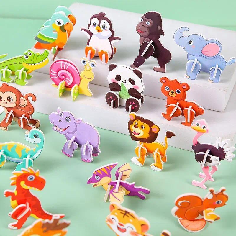 30pcs Animal 3D Paper Puzzles Cartoon Educational TikTok爆款商品分析 - GMV/销量 ...
