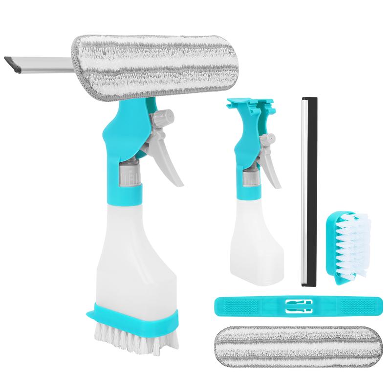 查看[Multifunction Window Cleaner Tool, 4 in 1 Kit (with Spray Bottle ...