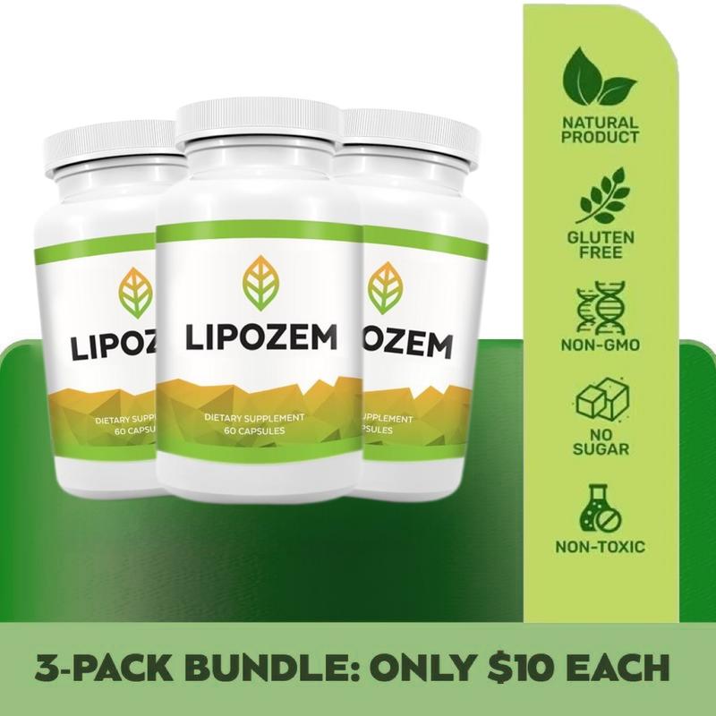 LipoZem 3-Packs Advanced BHB Formula 2 Caps/Day 100% Natural - Healthcare Supplement for Fitness and Vitality - Vitamin