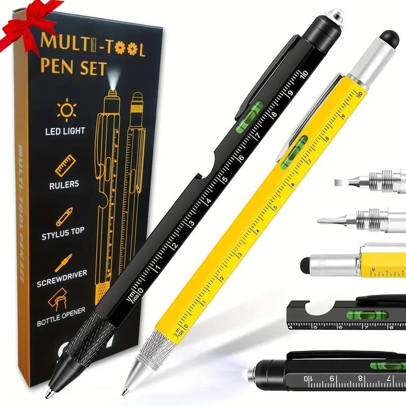查看[9-In-1 Multifunctional Pen Set with LED Light, Touchscreen Stylus ...