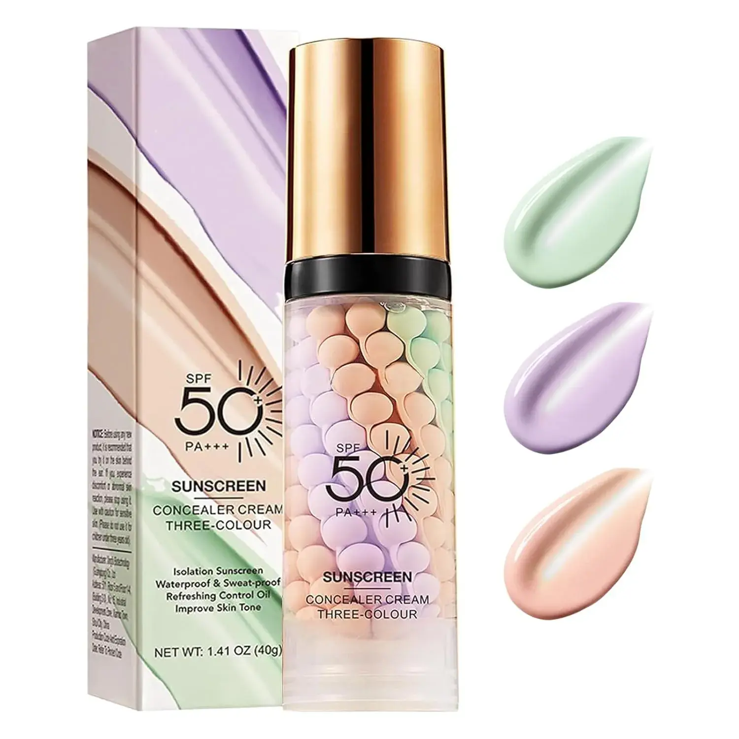 Three Color Primer One Step Color Corrector Primer, 3 In 1 Primer for TikTok爆款商品分析 - GMV ...