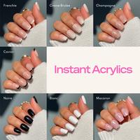 Instant Acrylic Press-On Nails | Ultra Durable Last 3+ Weeks | Nail