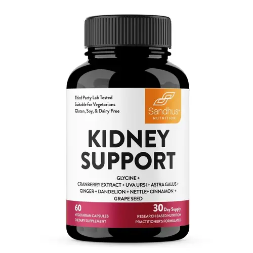 Kidney Cleanse Detox Support Supplement, Natural Cranberry, Grape Seed, Uva Ursi Extract to Support Kidneys, Bladder & Urinary Tract Health Supplements Healthcare Edible Dietary Fitness Vitamin