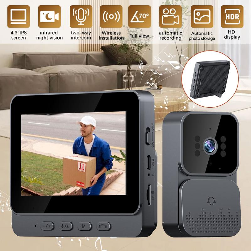 Remote Unlock Camera System 查看[Smart WiFi Video Doorbell - 2K HD Camera with Two-Way Intercom ...