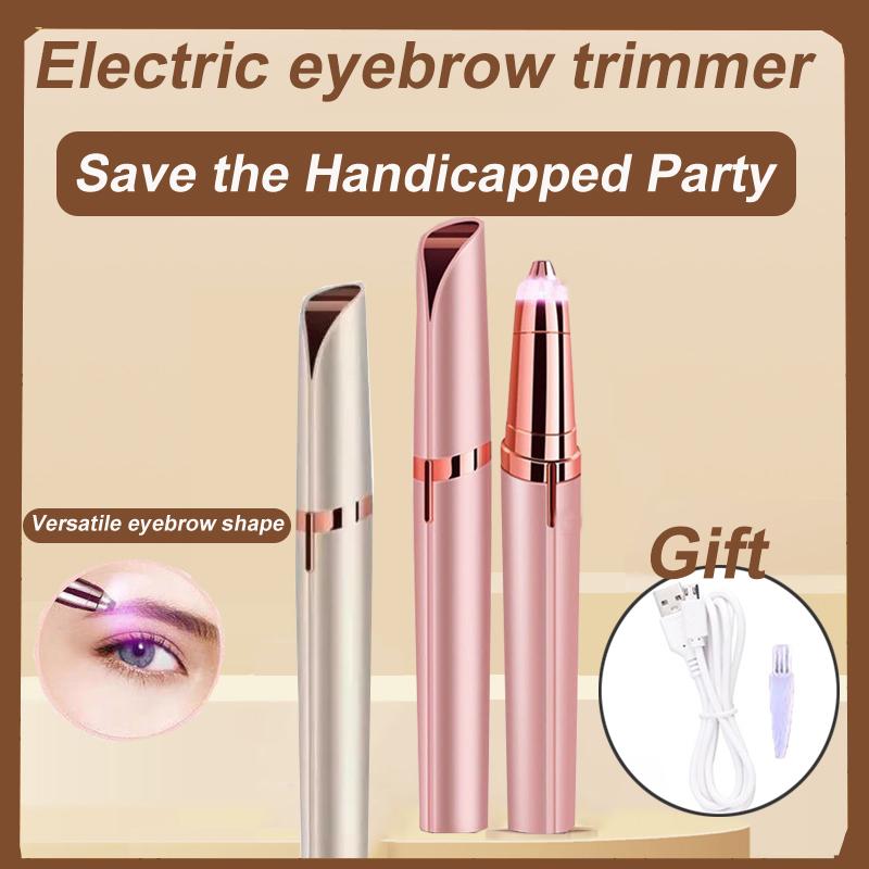 Eyebrow Razor Machine 查看[Portable Electric Eyebrow Trimmer USB Chargable Eyebrow Epilator ...