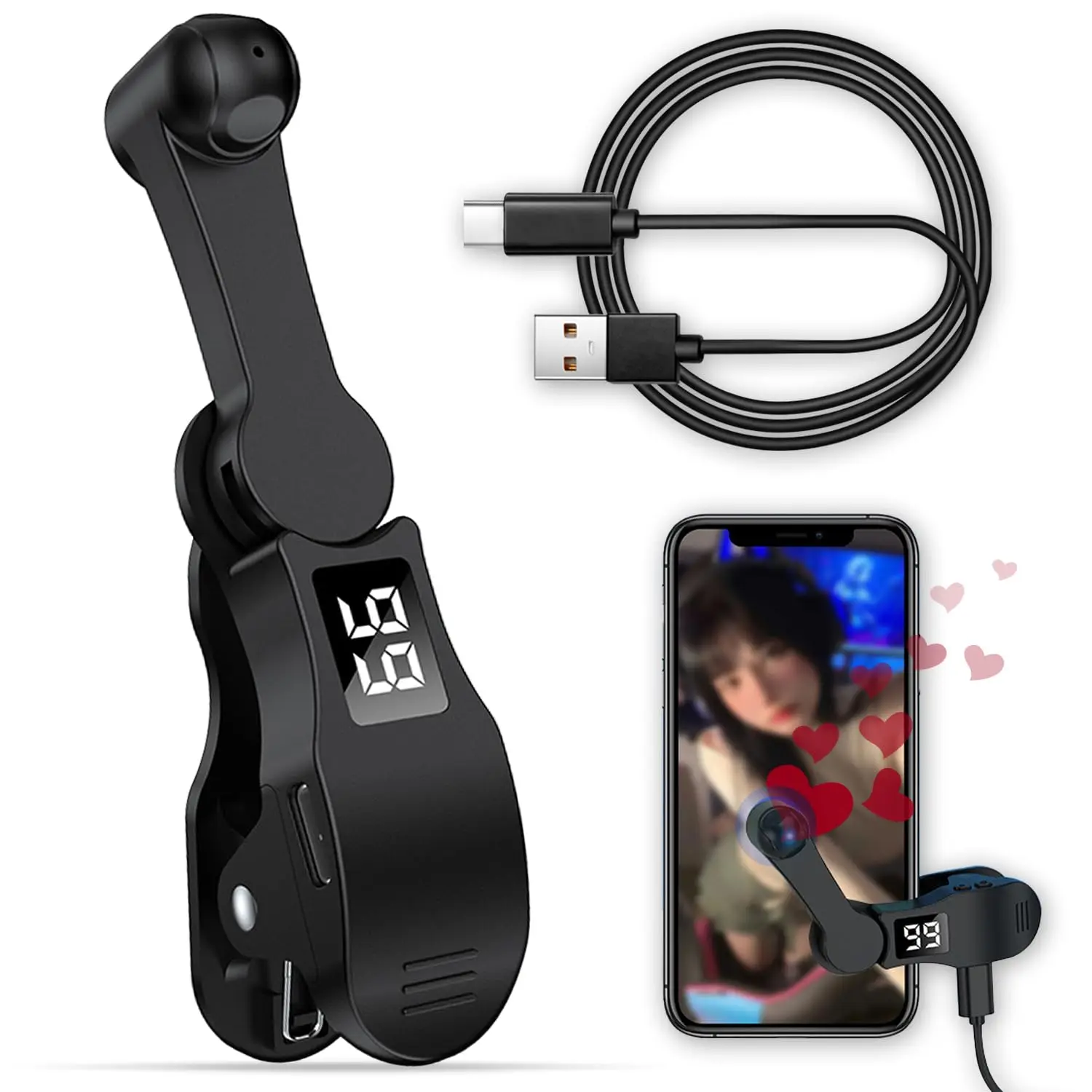 Portable Mini Auto Clicker for Smartphone - Finger TikTok爆款商品分析 - GMV ...