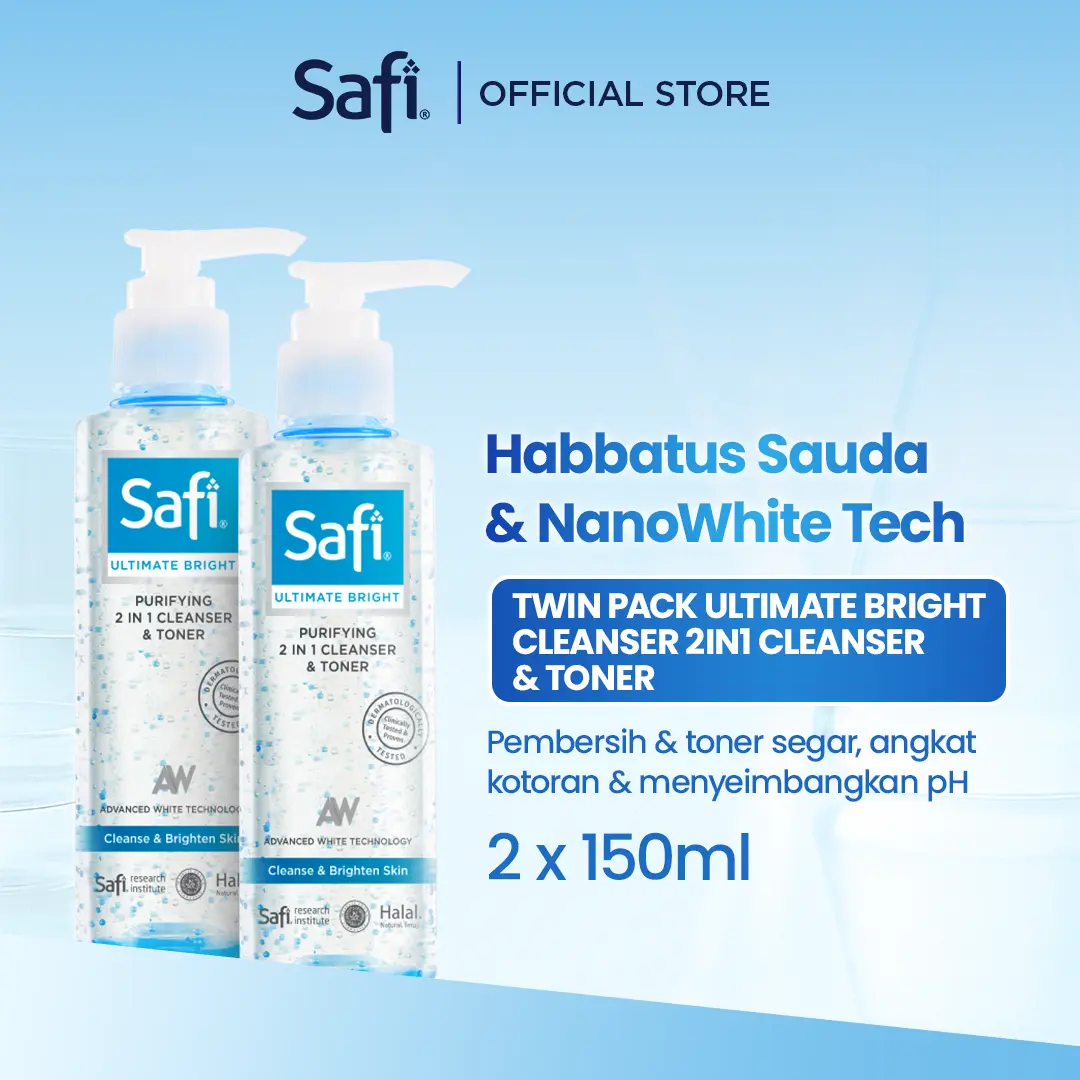 Safi Ultimate Bright Cleanser 2in1