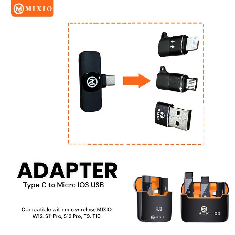 Micro Ios Port 查看[MIXIO Adaptor Converter Type C ke Micro IOS USB Adapter for ...