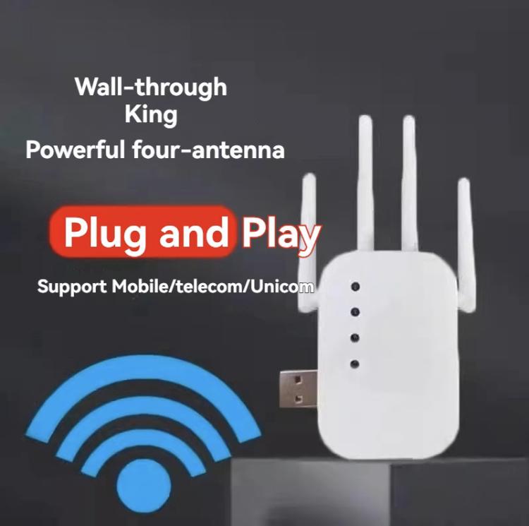 New 4-antenna wireless wifi repeater router wifi e TikTok爆款商品分析 - GMV ...
