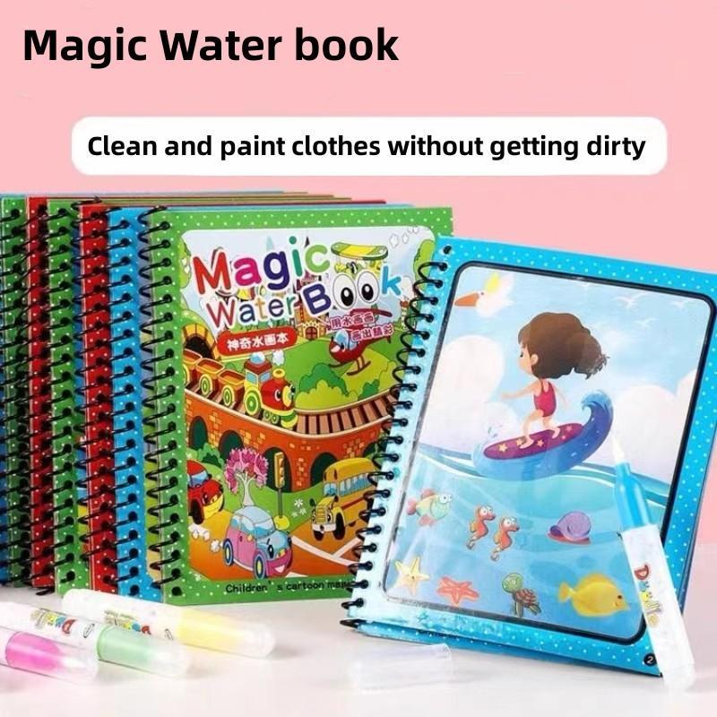 Magic Water Book Reusable Kids Drawing Book Magic TikTok爆款商品分析 - GMV/销量 ...