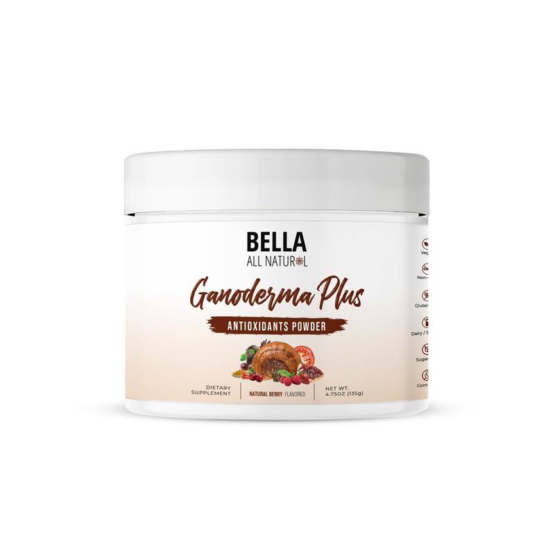 Bella All Natural Ganoderma Plus Natural Berry Flavor, 135grams