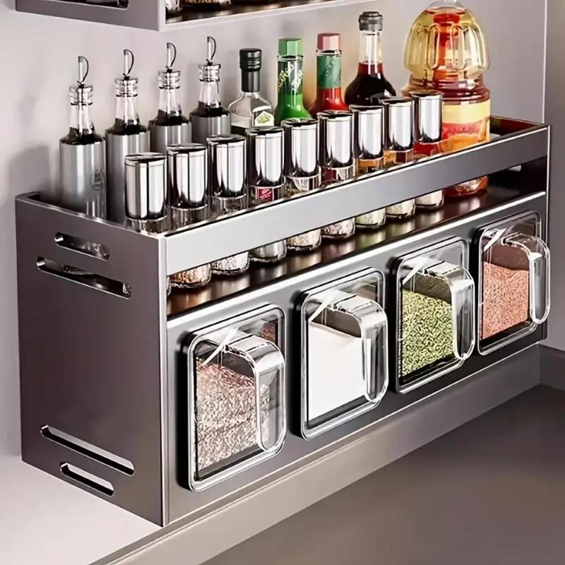 Kitchen Storage Rack, Wall Mounted Spice Rack with TikTok爆款商品分析 - GMV ...
