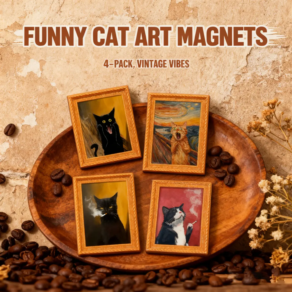 4Pcs Cute Cat Refrigerator Magnets Smoking Cat A TikTok GMV 4pcs-cute-cat-refrigerator-magnets-smoking-cat-a-tiktok-gmv