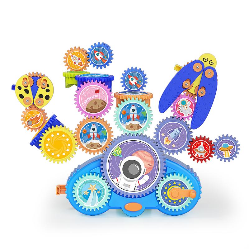 查看[STEM Gears Toys for Kids, 18Pcs Educational Construction Toy Set ...