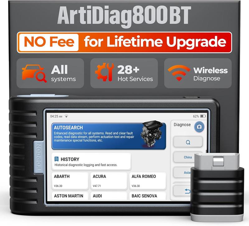 thumbnail image 2 of TOPDON ArtiDiag800BT 2 OBD2 Scanner – Bidirectional, 28+ Reset Functions, FCA SGW 2 of 5