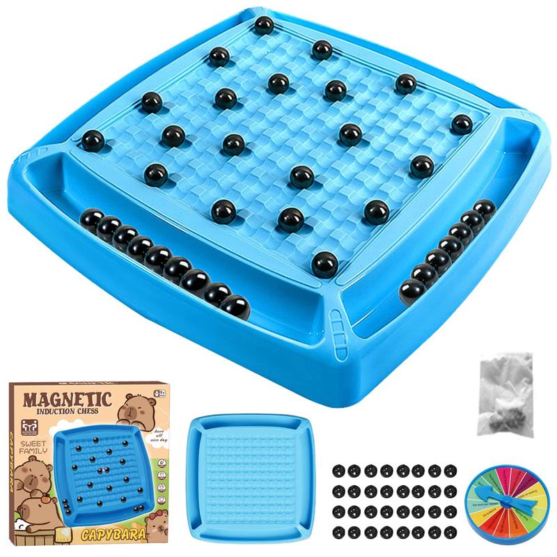 Juego de mesa magnético de ajedrez y nudos cerebrales para desenredar, 2 en 1, 40 Juego de mesa magnético de ajedrez y nudos cerebrales para desenredar, 2 en 1, 40