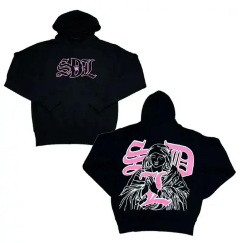 查看[[Graphic Hoodie] [graphic hoodie] SDL Black Hoodie for Men and Women ...