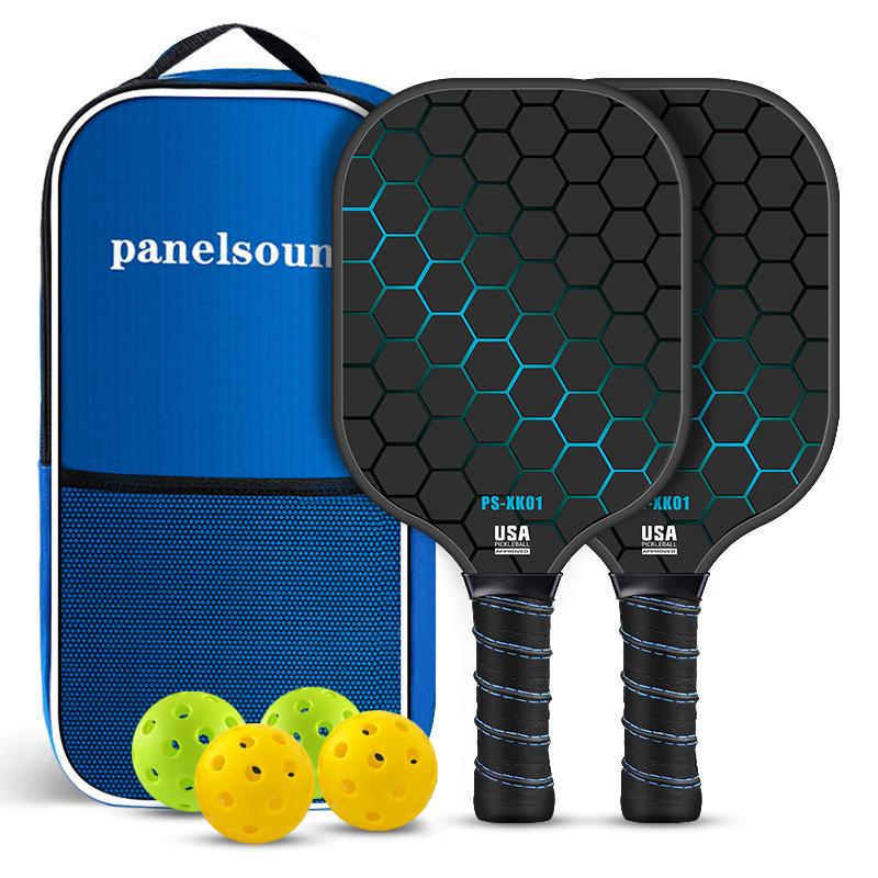 Pickleball Rocks 查看[2pcs Panelsound Pickleball Paddles, USAPA Approved Carbon Fiberglass ...