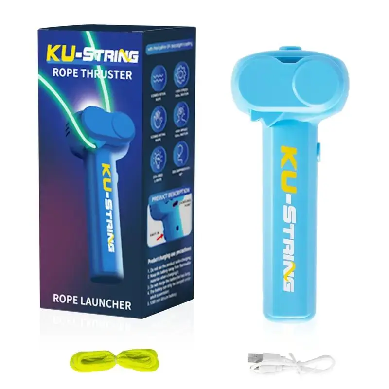 查看[String Rope Launcher Fidget Toy, Glow in The Dark Rope Cool Shooter ...