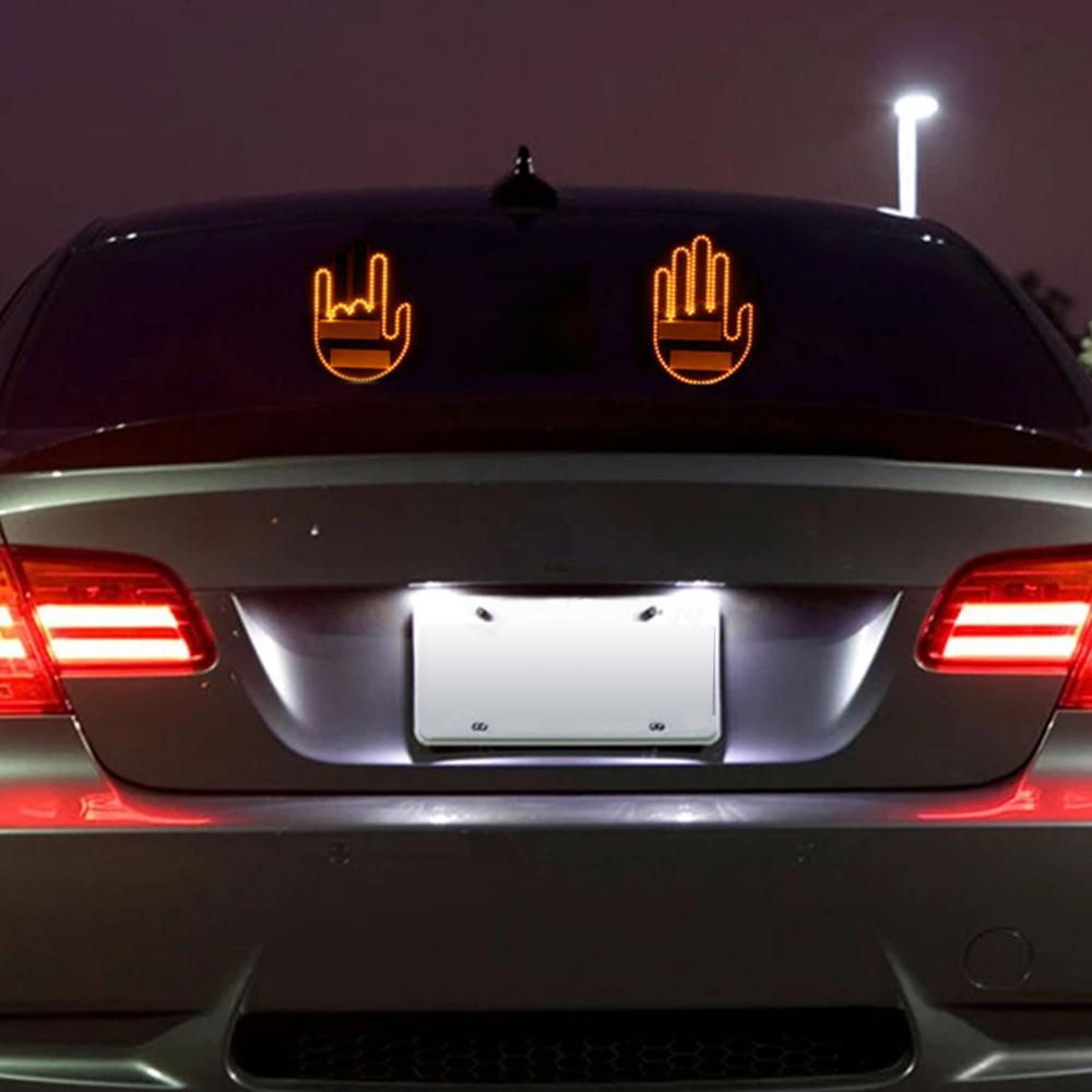 查看[Vehicle Hand Signal Lamp, 1 Piece 3 Gestures Design Car LED Signal ...
