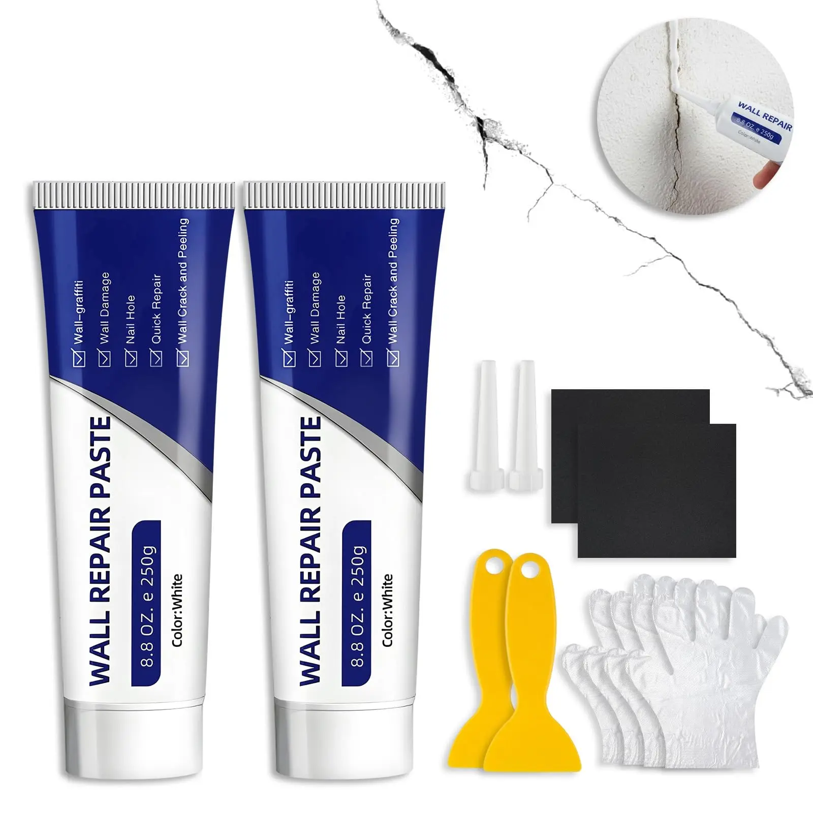 Drywall Patch Repair Kit 250g Wall Mending Agent M TikTok爆款商品分析 - GMV ...