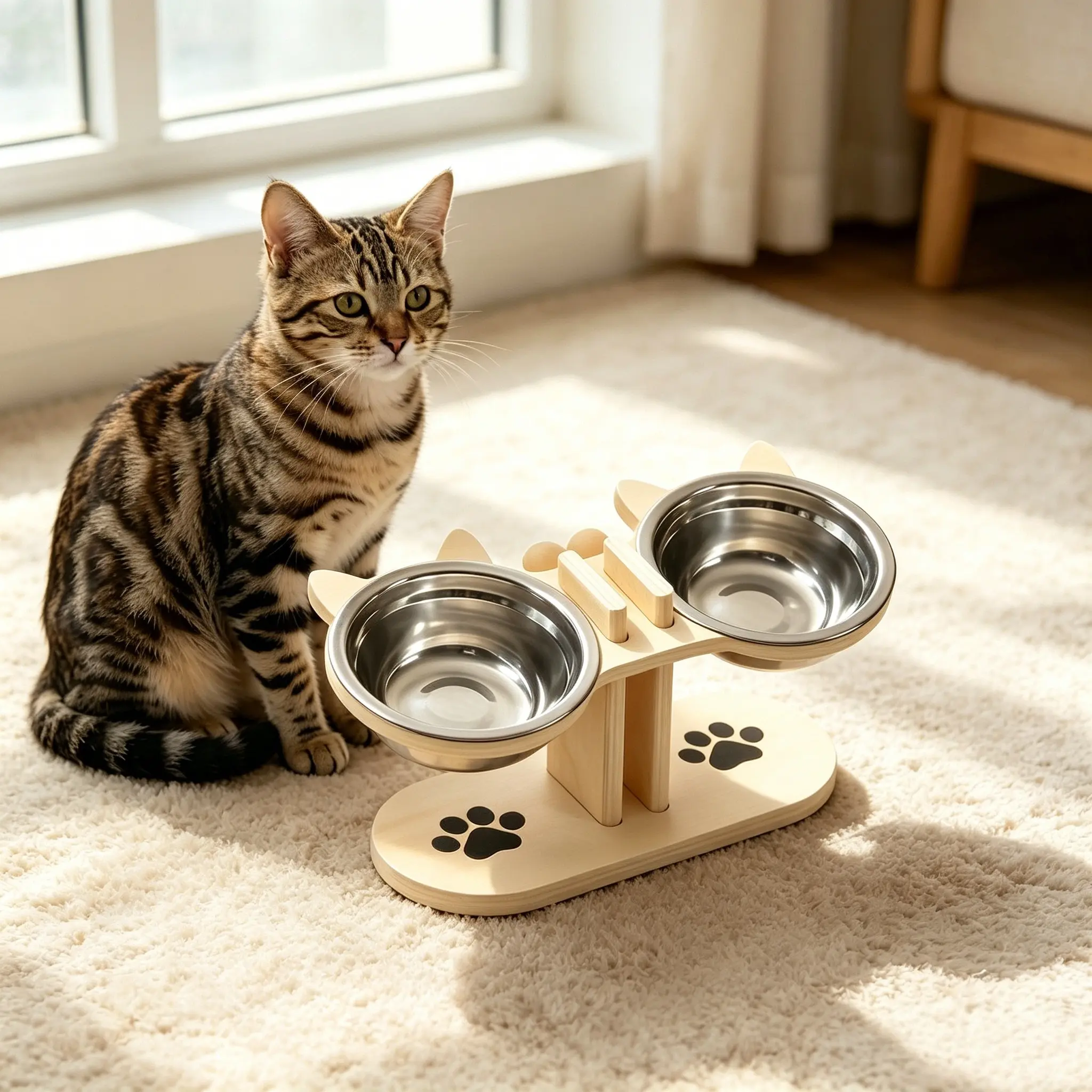 Multi-Layer Elevated Cat Feeder with Pet Food Bowl TikTok爆款商品分析 - GMV