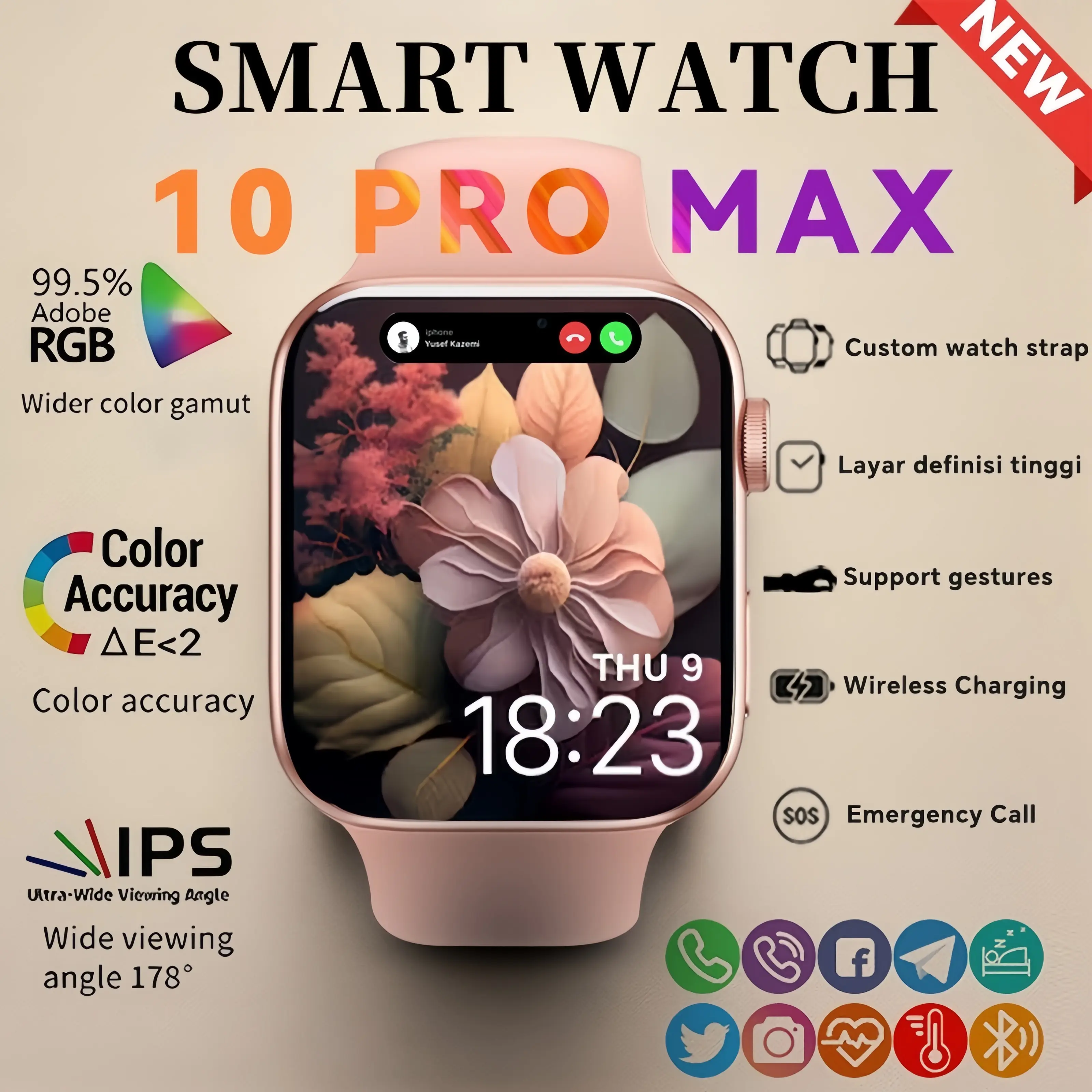 Official Smartwatch 10 Pro Max 100%baruOriginal Me TikTok爆款商品分析 - GMV ...