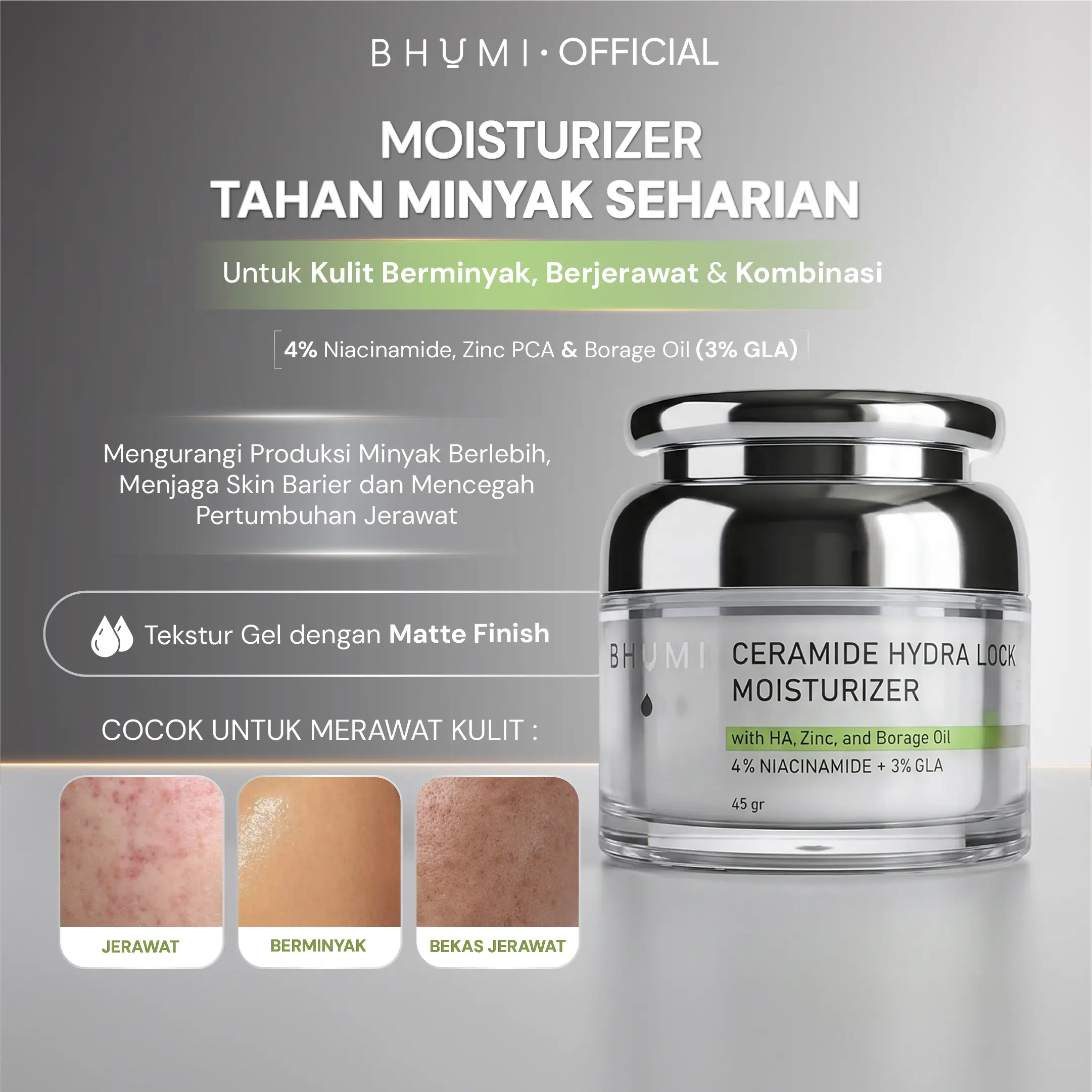 BHUMI Ceramide Hydra Lock Moisturizer